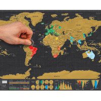 Карта мира со стираемым покрытием